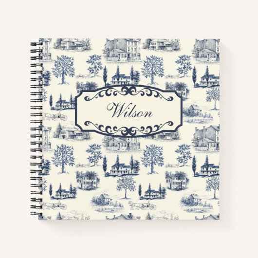 Carnet Toile d'architecture personnalisée (Devant)