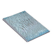 Carnet Toile d'art texture bleue (Côté Droit)