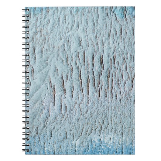 Carnet Toile d'art texture bleue (Devant)