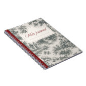 Carnet toile de Jouy (Côté Droit)
