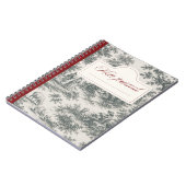 Carnet toile de Jouy (Côté gauche)
