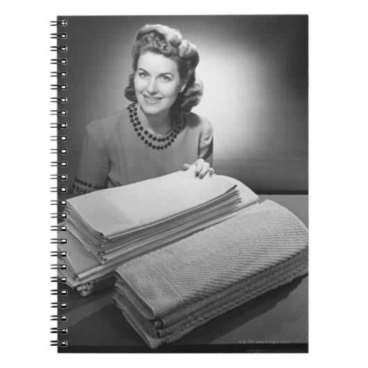 Carnet Toile et serviettes repassées (Devant)