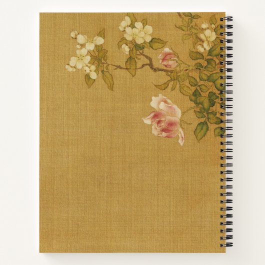 Carnet Toile Florale (Dos)