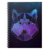 Carnet Toile Galaxy Husky (Devant)