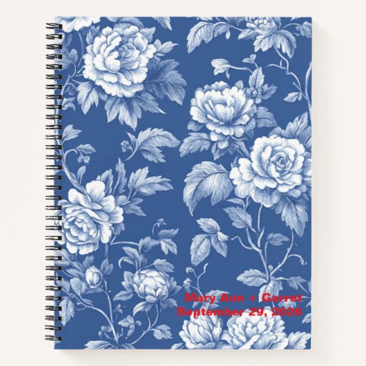 Carnet Toile Navy (Devant)