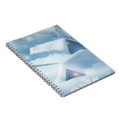 Carnet Toit enneigé dans une forêt (Côté Droit)