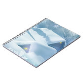 Carnet Toit enneigé dans une forêt (Côté gauche)