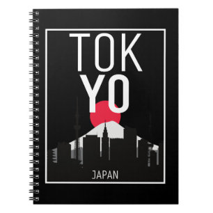 Carnet Tokyo Japon Skyline Mont Fuji