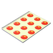 Carnet Tomates rouges sur jaune (Côté gauche)