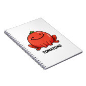 Carnet Tomatoad Drôle de Crapaud Tomate Jeu de mots (Côté Droit)