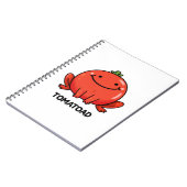 Carnet Tomatoad Drôle de Crapaud Tomate Jeu de mots (Côté gauche)