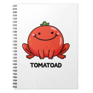 Carnet Tomatoad Drôle de Crapaud Tomate Jeu de mots