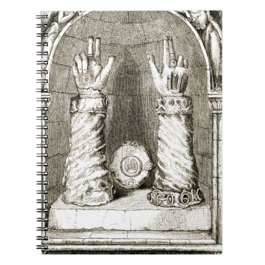 Carnet Tombeau de la main de St Patrick, 'du trias Thua (Devant)