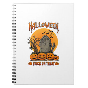 Carnet Tombes Zombie Mains de Halloween pour la tournée d