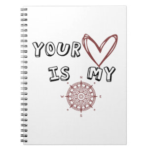 Carnet Ton coeur est mon boussole