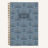Carnet Tonal Blue | Deco Fans Personalized (Recto)