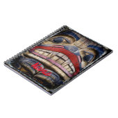 Carnet Tonnerre à visage totem (Côté gauche)