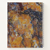 Carnet Tons Brown Faux Marbre Imprimer (Dos)