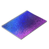 Carnet Tons de Classeur spiral bleu et violet (Côté gauche)