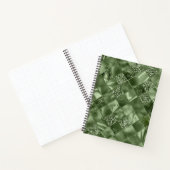 CARNET TONS DE DIAMONDE VERT SHIMMER PLAID (Intérieur)
