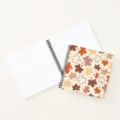Carnet Tons de la terre l'automne de l'érable design feui (Intérieur)