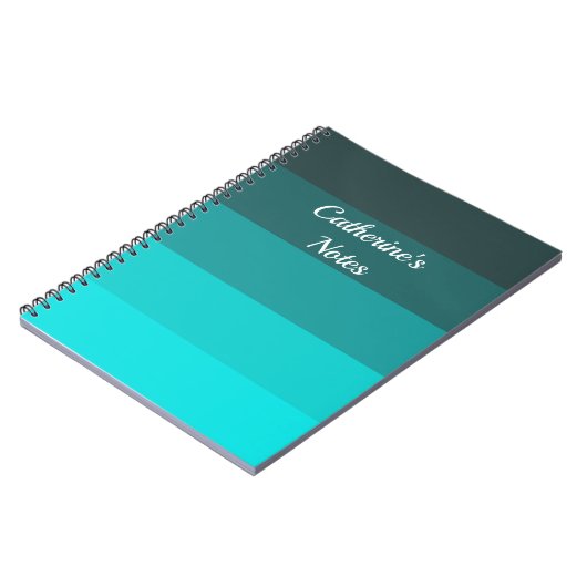 Carnet Tons Turquoise (Côté gauche)