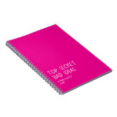 Carnet Top Secret Bad Ideas Notebook – Funny Dark Humor (Côté Droit)