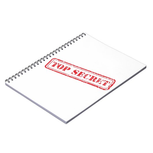 Carnet Top Secret Notebook (Côté gauche)