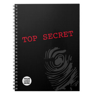 Carnet TOP SECRET Spy Theme