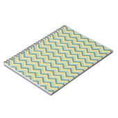Carnet Topaz Parties scintillant Chevron Motif (Côté gauche)