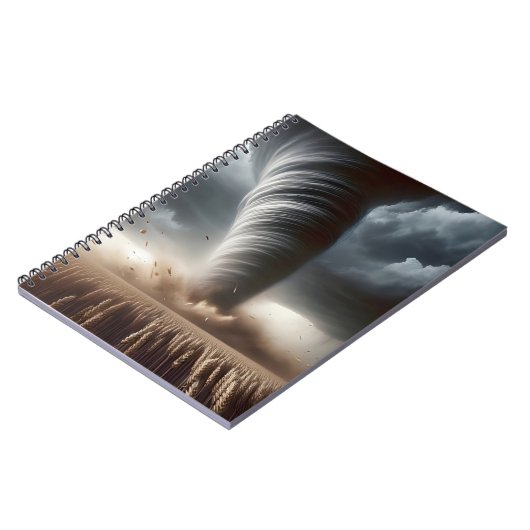 Carnet Tornade dans un champ de blé du Midwest (Côté gauche)