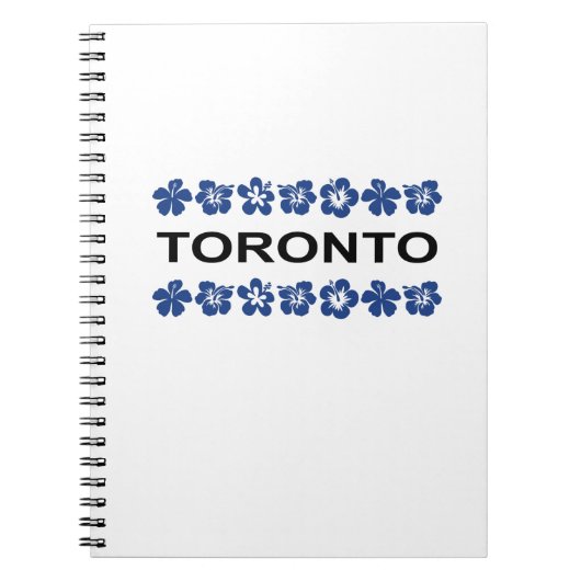 Carnet Toronto Aloha Bands bleu clair (Devant)