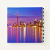 Carnet Toronto Skyline à Dusk (Dos)