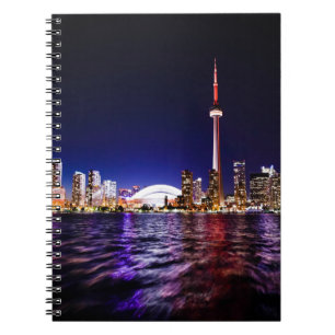 Carnet Toronto Skyline la nuit