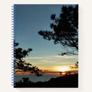Carnet Torrey Pine Sunset III Paysage californien