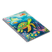 Carnet Tortue à peinture (Côté Droit)