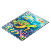 Carnet Tortue à peinture (Côté gauche)