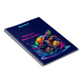 Carnet Tortue colorée (Côté Droit)