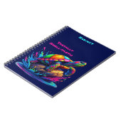 Carnet Tortue colorée (Côté gauche)