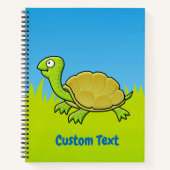 Carnet Tortue de dessin animé (Devant)