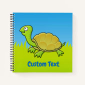 Carnet Tortue de dessin animé (Devant)