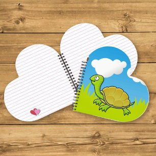 Carnet Tortue de dessin animé