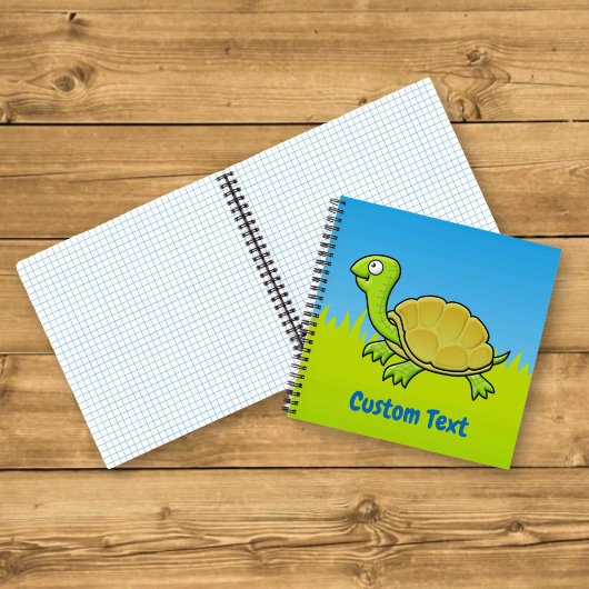 Carnet Tortue de dessin animé