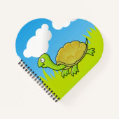 Carnet Tortue de dessin animé (Devant)