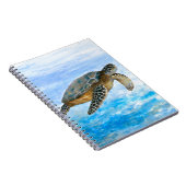 Carnet Tortue de mer 1 eau bleue (Côté Droit)