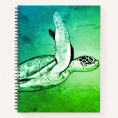 Carnet Tortue de mer Art original (Devant)