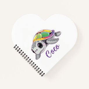 Carnet Tortue de mer Color Burst