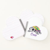 Carnet Tortue de mer Color Burst (Intérieur)