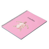 Carnet Tortue de mer rose (Côté gauche)