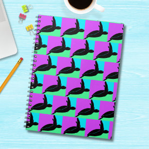 Carnet Tortue de mer tropicale colorée